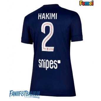 Paris Saint-Germain Achraf Hakimi #2 Tricou Fotbal Replică 2025-26 Femei Acasa